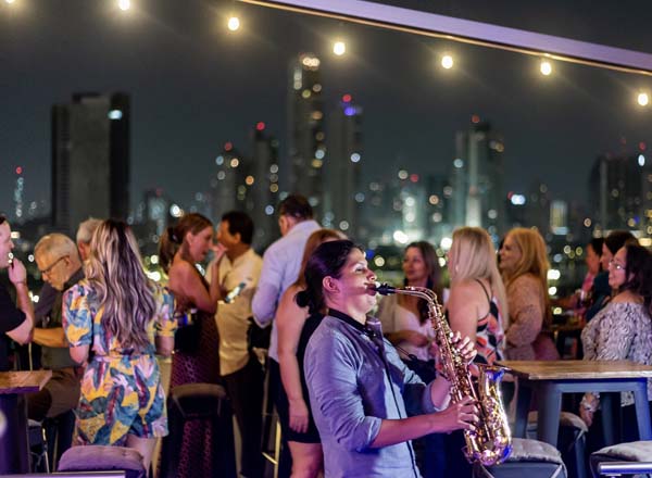 Rooftop bar Sama Sky Lounge in Panama City