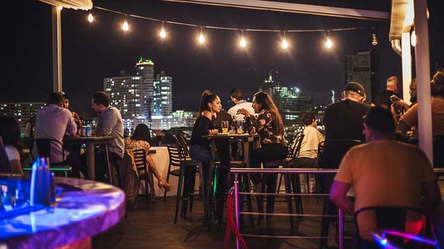 Rooftop bar StorX Sky Lounge in Panama City