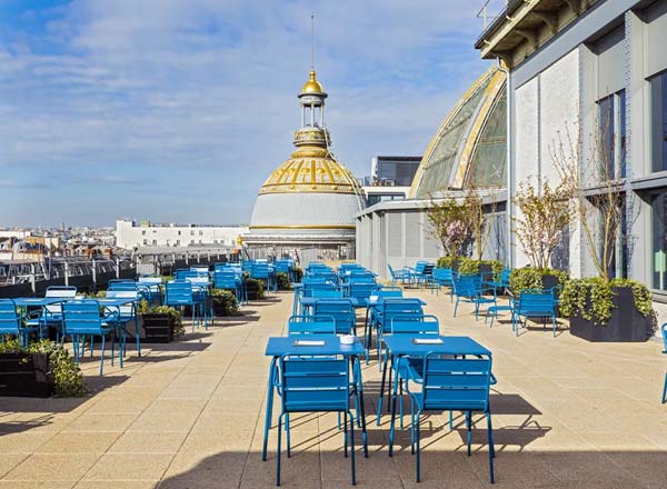 Bar en la azotea Printemps Rooftop - Terrasse du 7e Ciel en París