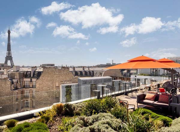 Rooftop bar Canopy Paris Trocadero Rooftop Bar in Paris