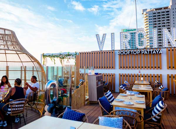 Rooftop bar Virgin Rooftop Pattaya in Pattaya