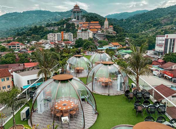 Rooftop bar Spink In The Sky in Penang