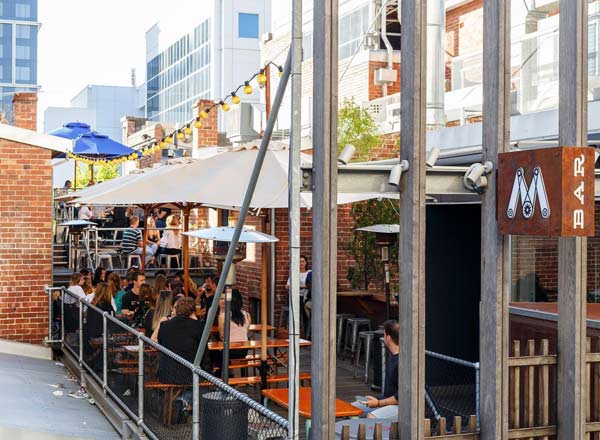 Rooftop bar Mechanics’ Institute Bar in Perth