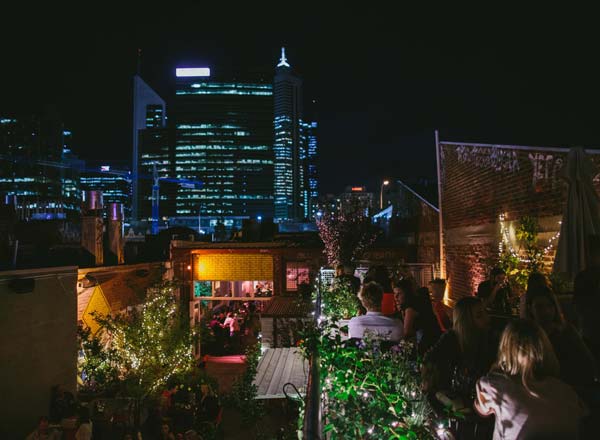 Rooftop bar The Standard Perth in Perth