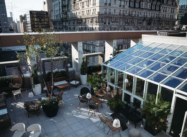 Rooftop bar Attico Rooftop Lounge in Philadelphia