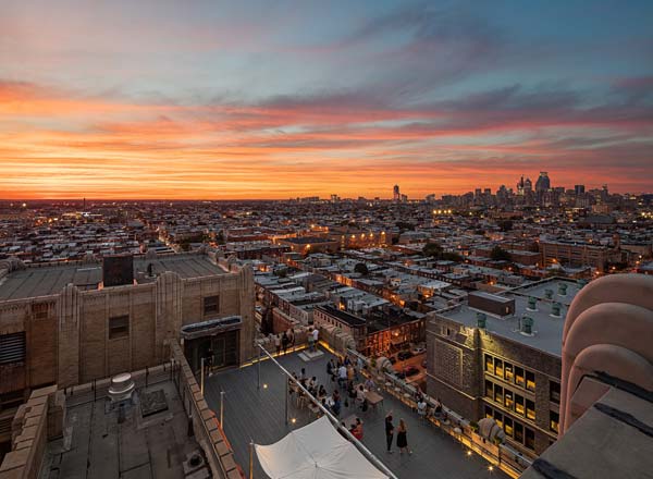 Rooftop bar Bok Bar in Philadelphia