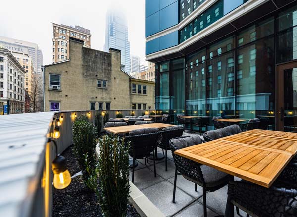 Rooftop bar Patchwork in Philadelphia