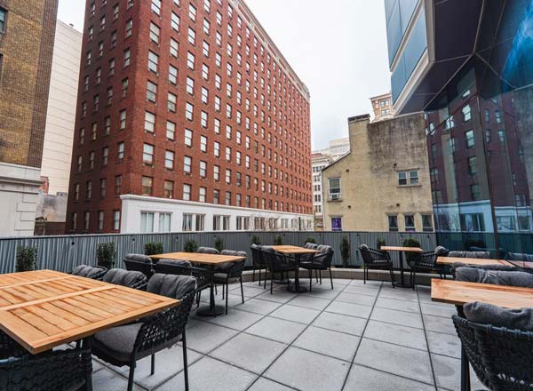 Rooftop bar Patchwork in Philadelphia
