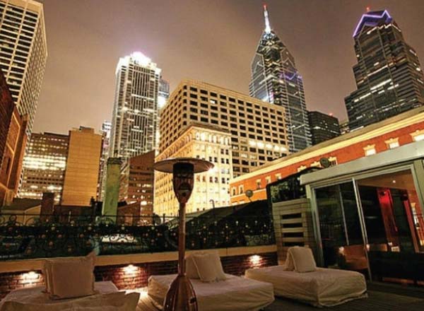 Rooftop bar Vango Lounge and Skybar in Philadelphia