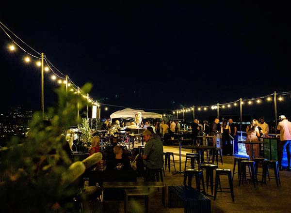 Rooftop bar Skydeck at The Clarendon in Phoenix