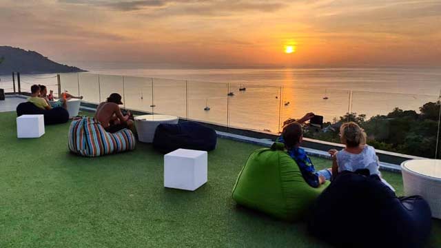 Rooftop bar Nook-Dee 360 Degree Rooftop Sky Bar in Phuket