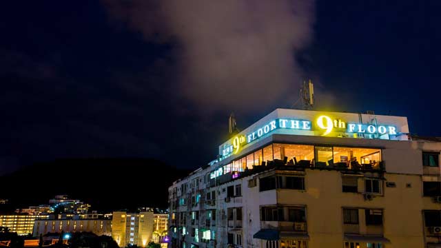 Rooftop bar The 9th floor Restaurant & Bar in Phuket