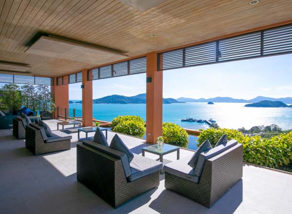 Rooftop bar Baba Nest at Sri Panwa Phuket in Phuket