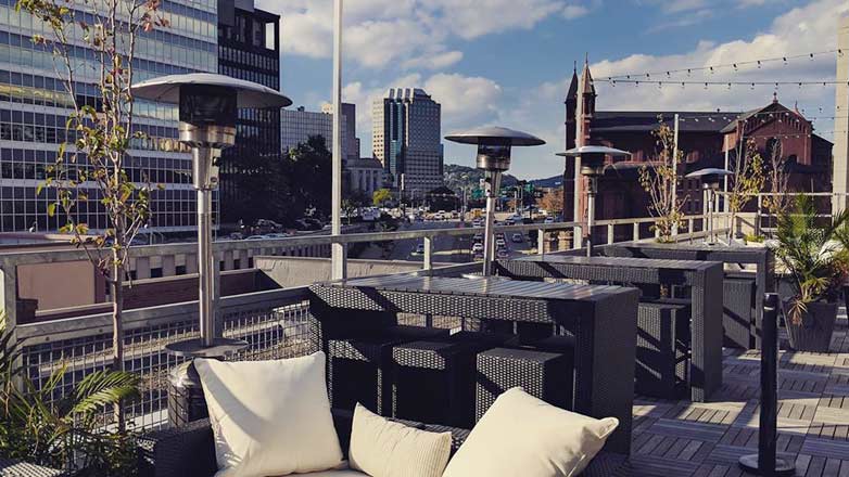 Rooftop bar Terrace on Fifth in Pittsburgh
