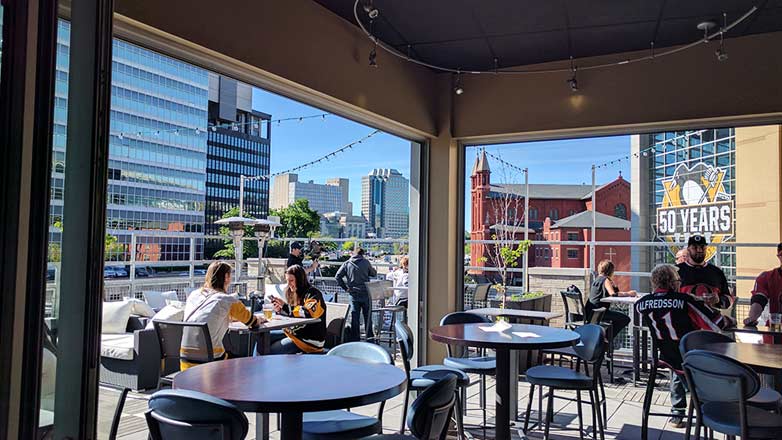 Rooftop bar Terrace on Fifth in Pittsburgh