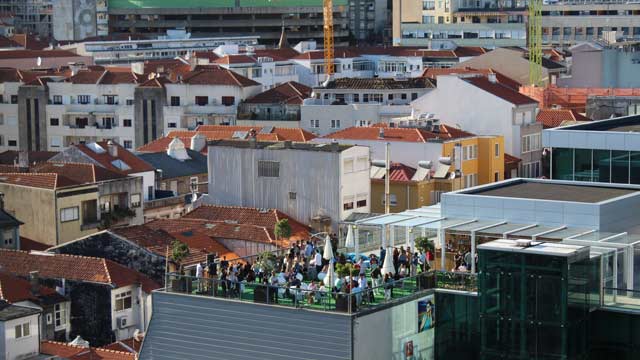 Rooftop bar RoofTop Sta. Catarina in Porto