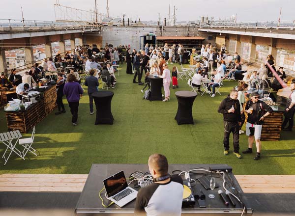 Rooftop bar Střecha Radost in Prague