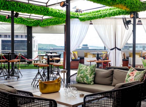 Rooftop bar Rockets Menlyn in Pretoria