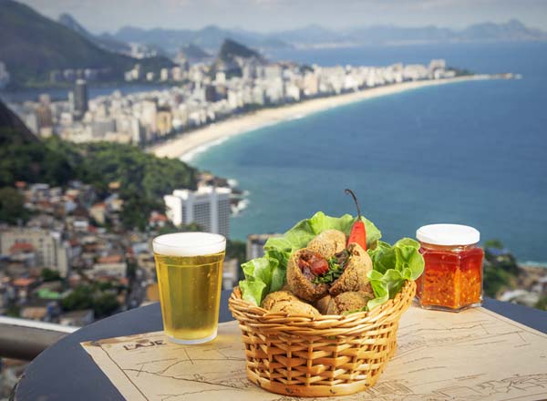 Bar en la azotea Bar da Laje en Río de Janeiro