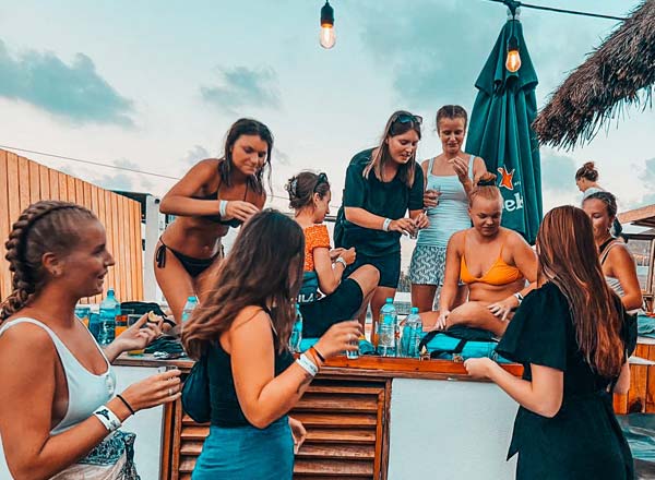 Rooftop bar Straw Hat Hostel & Rooftop Bar in Tulum