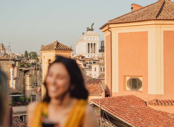 Rooftop bar Hey Güey in Rome