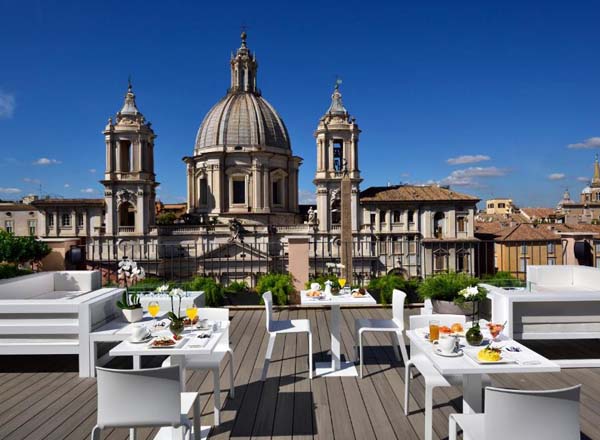 Rooftop bar Rooftop at Lifestyle Suites in Rome