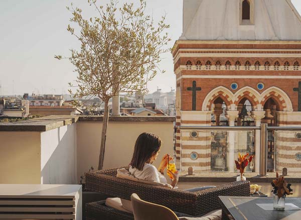 Rooftop bar Rooftop La Griffe in Rome