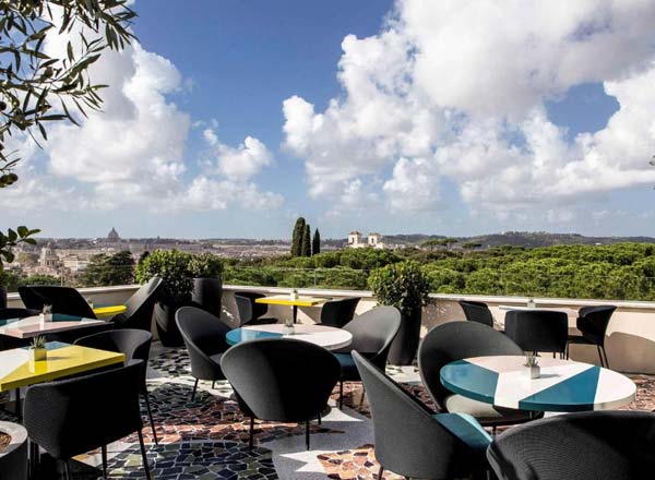 Rooftop bar Settimo Roman Cuisine & Terrace in Rome