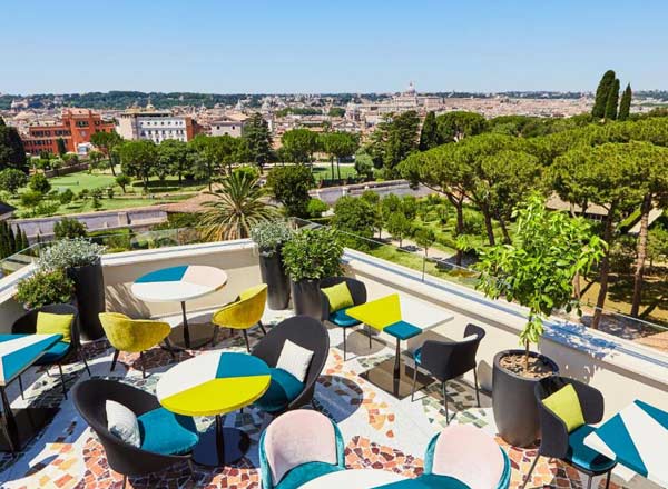 Rooftop bar Settimo Roman Cuisine & Terrace in Rome