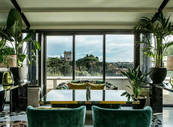 Rooftop bar Settimo Roman Cuisine & Terrace in Rome