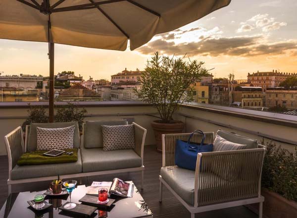 Rooftop bar Terrazza Monti in Rome