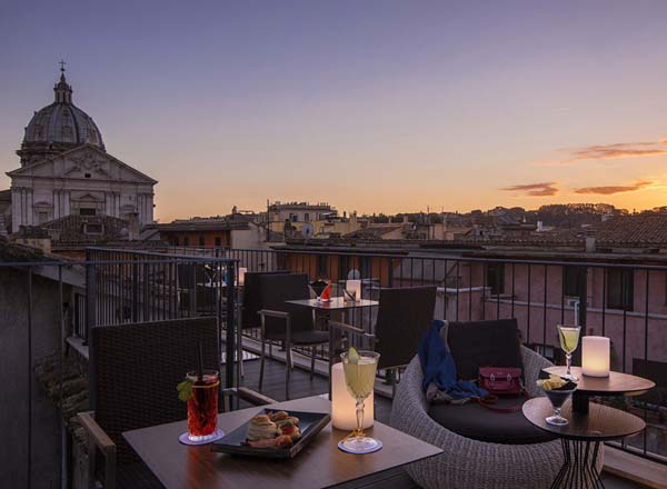 Rooftop bar Terrazza Navona in Rome