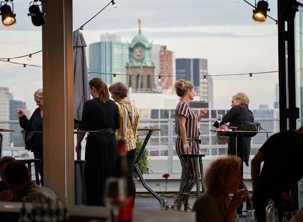 Rooftop bar Fontein Rooftop in Rotterdam