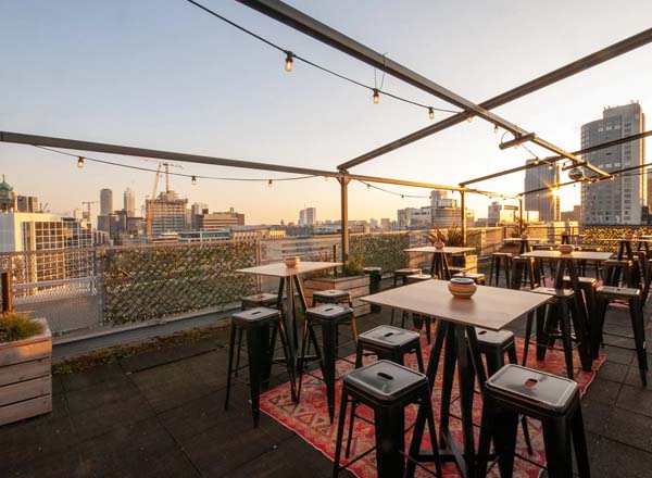 Rooftop bar De Rooftop Rotterdam in Rotterdam