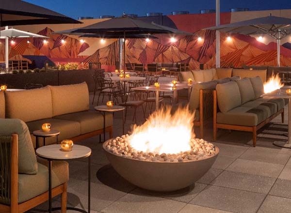Rooftop bar Mar Muntanya in Salt Lake City
