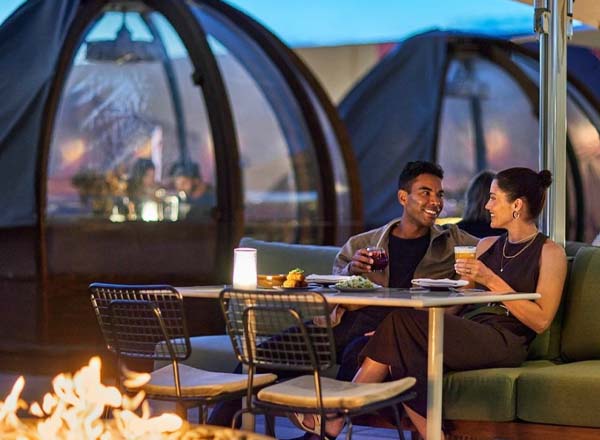 Rooftop bar Mar Muntanya in Salt Lake City