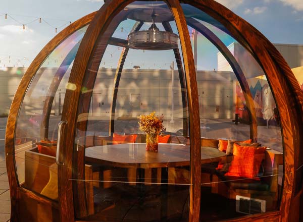 Rooftop bar Mar Muntanya in Salt Lake City