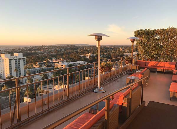 Rooftop bar Mister A's in San Diego