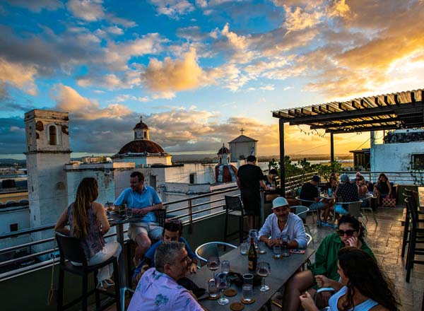 Rooftop bar Bar Catedral Rooftop in San Juan