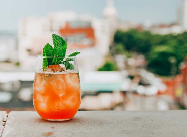 Rooftop bar The Lost Square in Savannah