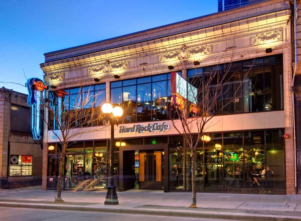 Rooftop bar Hard Rock Café in Seattle
