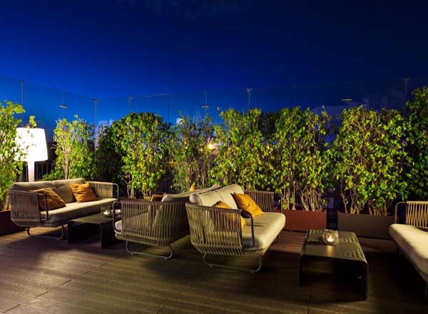 Rooftop bar La Giralda at Eurostars Sevilla Boutique in Seville