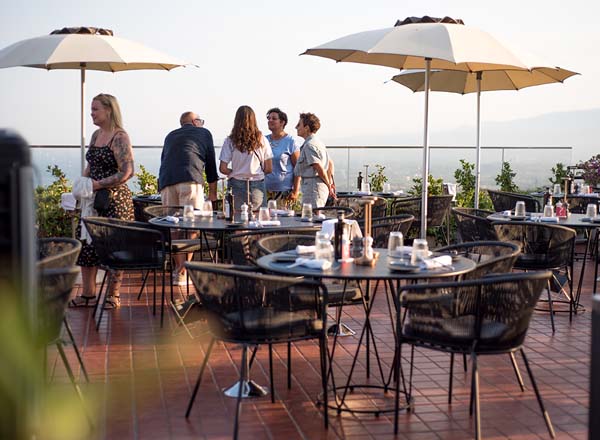 Rooftop bar Sky Rooftop Bar Taormina in Sicily