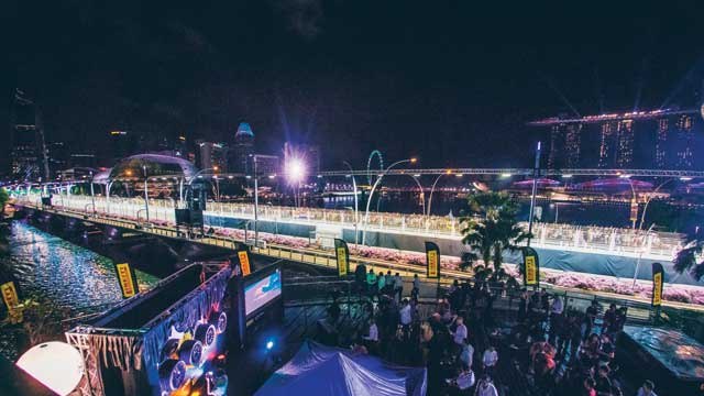 Rooftop bar The Rooftop at 1919 Waterboat House in Singapore