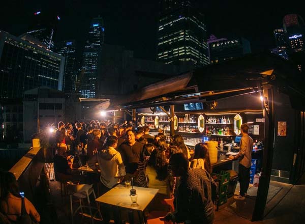 Rooftop bar Abriza Rooftop Bar in Singapore