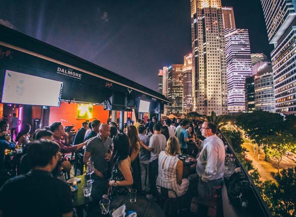 Rooftop bar Lady Wu in Singapore