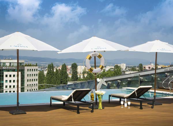 Rooftop bar Cabana Rooftop Beach Bar in Sofia