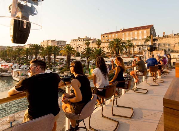 Rooftop bar Split ROOF 68 in Split