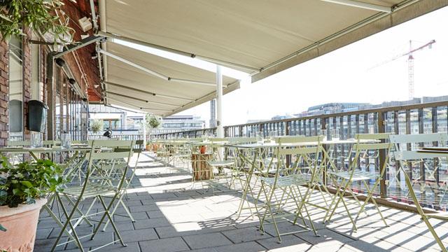 Rooftop bar Pane Fresco in Stockholm