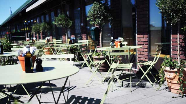 Rooftop bar Pane Fresco in Stockholm